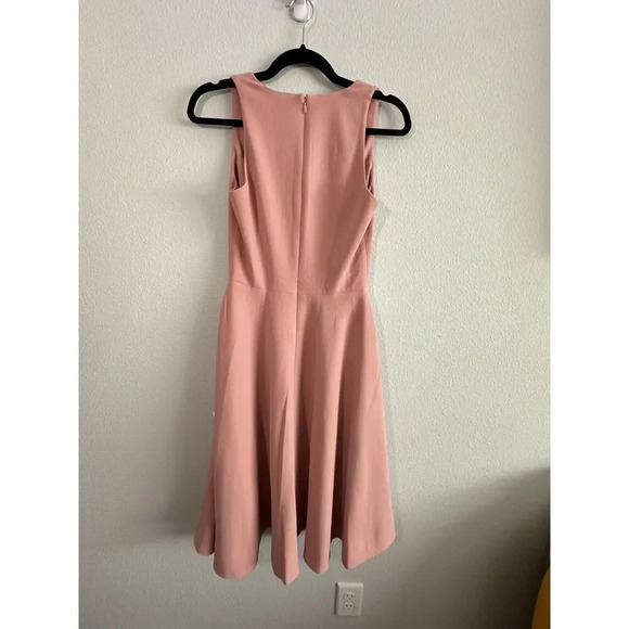 NWT Dress the Population Catalina Fit & Flare Cocktail Midi Dress Size S Blush - Picture 16 of 16